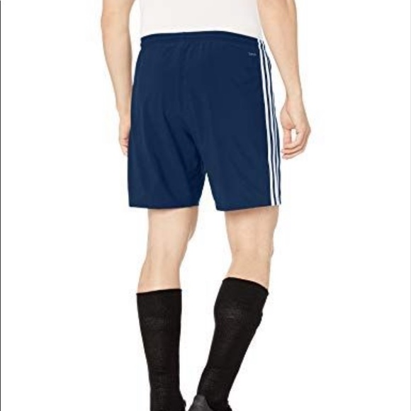 adidas mens navy blue shorts